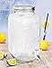 Produktbild Checklife Getränkespender Wasserspender Saftspender Karaffe Dekandierer aus Glas 3L mit Zapfhahn und Deckel Für Kaltgetränke Wie Wasser, Limon