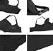 iLoveSIA 3Pack Women's Maternity Nursing Bra Beige+Black+Pink L Fit 34CD 36BC 38AB