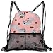 Produktbild Kotdeqay Personalized Cute Squirrel Drawstring Sports Nackpack with Mesh Pocket Cinch Bags