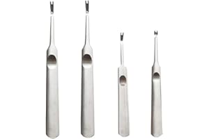 FURNRUBDEN 4Pcs Nails Cleaner Cuticle Pusher Remover Nipper Clipper Nail Cuticle Fork for Hangnails Dead Skin