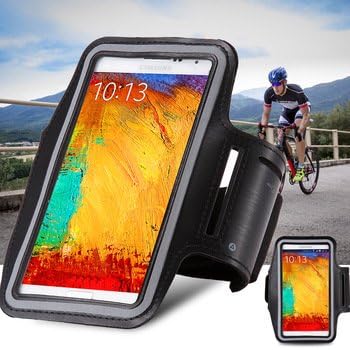 Sport Sports Armband Case for HTC Desire 816, HTC One Max Sports Arm Band Sport Bag Colour Slipcover Colour Negro Black Grey Grey XXXL Black