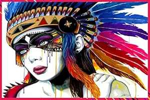 ARN D?cor a Girl Scenery Wall Sticker Wall Sticker for Bed Room Hall Office Kitchen for Home Decoration