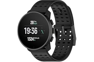 Tyogeephy Paski do zegarka Suunto 9 peak pro/Vertical/Urband 7/ATHLETIC 1, wymienna bransoletka z zabezpieczeniem przed zgubieniem silikonu, akcesoria fitness