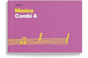 ADDITIO Cahier de musique Combi 4 pentagrammes 20 mm + annotations - Lilas