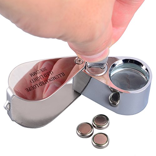 Lupa de metal con iluminaci n XYK plegable lente para joyeros lente de aumento de calidad cient fica 30X metal reviews Lupa de metal con iluminaci n XYK plegable lente para joyeros lente de aumento de calidad cient fica 30X metal