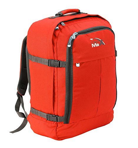 Preisvergleich Produktbild Cabin Max Metz Flugzugelassenes Backpack Groß leichtgewicht Handgepäckstück 55x40x20cm (Grey / Purple)