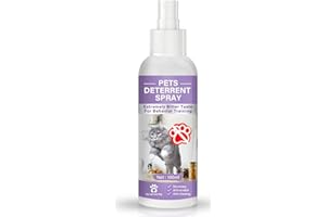 ATUIO Cat Repellent Spray 100ML, Anti Scratch Cat Spray, Cat Deterrents Spray for Gardens UK Indoor and Outdoor Use for Behavior Training
