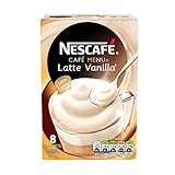Nescafé Café Menu Vanilla Latte 18.5 g (Pack of 6, Total 48 Units)