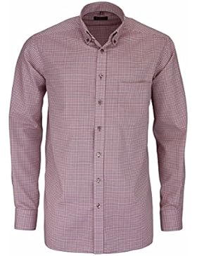 ETERNA Langarm Hemd MODERN FIT Twill kariert