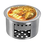 Kompakt und leicht: Leichtes Gewicht, leicht zu falten, Größe 25cm hoch, 16,5 mm Durchmesser 30CM, kompakte Bauweise macht den Outdoor-Herd einfach in eine kleine Aufbewahrungstasche zu passen, so dass mehr Platz für Ihren Rucksack.