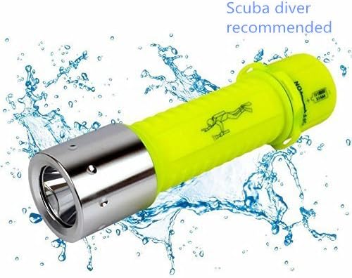 1200LM Scuba diving Torch Diving photographying Flashlight Cree Led Torch with one 1200mA Rechargeable 18650 Battery includedd