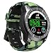 Produktbild LanLan Smart Watch Unisex Erwachsene S958 Bluetooth Smart Watch Unterst¨¹Tzung GPS Luftdruck Anruf Herzfrequenz Sportuhren Army Green