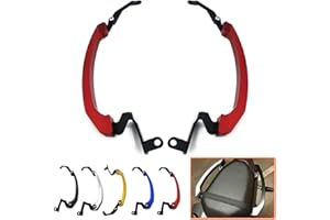 Heinmo For Yama' Rear Grab Bars Pillion Passenger Seat Pillion Hand Bar Grab Rail Handle MT-07 MT07 FZ-07 2014-17 Passenger Seat Handguards(Red)