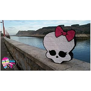 Schädel Piñata. Monster High Pinata(Optionaler Stick)