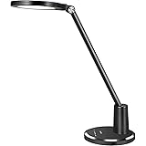 Lampada da Scrivania LED,JUKSTG Protezione Degli Occhi 10 Livelli di Luminosità 5 Modalità Touch Control Lampada da Tavolo Di