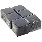 Hostelnovo Pack of 600 Disposable Paper Napkins &ndash; Small and Individual &ndash; Ideal for Cocktail &ndash; Modern Black Design &ndash; 10 x 10 c