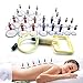 Produktbild QYW 24 Cupping/Schröpfen Ausrüstung Set,Massage Schröpfen Schröpfgläser aus Kunststoff mit Vakuumpumpe Biomagnetische traditionelle Chinesische Therapie Schröpfen Set Haushalt