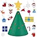 Produktbild Symboat DIY Felt Christmas Tree Set with Ornaments for Kids Xmas Gifts New Year Door Wall Hanging Decor