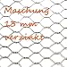 Produktbild Sechseckgeflecht 1m x 25m + kostenloser Versand /// Kaninchendraht Maschendraht-Zaun 6-Eck Drahtgeflecht 25 m Länge x 100 cm Höhe 13mm Maschung