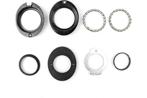 SSRDFU 8 Pcs Carcasa de rodamiento, Juego de Bolas de dirección giratorias de Acero con rodamiento de Bolas, rodamiento de Bolas para Bicicleta, Anillo de Bola, Rueda Delantera, rodamiento de Bolas