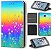 Price comparison product image Coverfix Premium Samsung Galaxy A5 (Model 2017) A520 Flip Cover Synthetic Leather Flip Case Mobile Phone Cover 438 Abstract Bunt