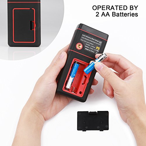 Handheld Laser-Entfernungsmesser Hohe Präzision Distanzmessgerät Infrarot-Messung Messbereich 0.05 bis 40m - 4