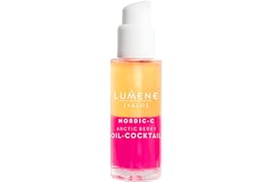 LUMENE Nordic-C [VALO] Arctic Berry Oil-Cocktail Serum | Antioxidant-Rich Hydration | Vitamin C, Vitamin E & Hyaluronic Acid | Replenishes & Plumps Dry Skin | For Radiant, Smooth Skin | Vegan | 30 ml