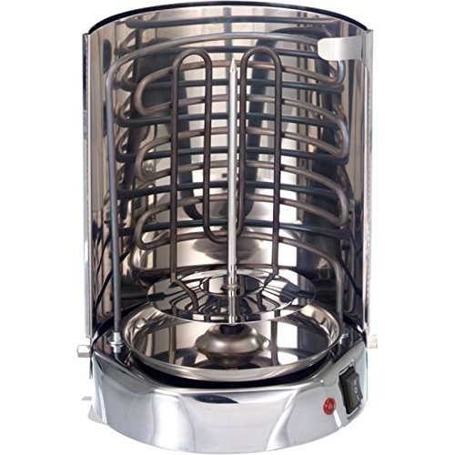 Syntrox Germany - Parrilla de acero inoxidable (1500 W)