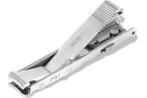 ‎INSTRUMENTENRW DEUTSCHLAND Nagelknipser mit Nagelfeile aus rostfreiem Edelstahl für Fingernägel und Fußnägel. Nagelschneider für Maniküre und Pediküre (Groß 9.0 cm)
