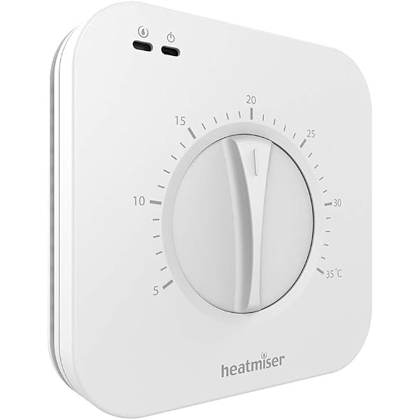 Myson MRT1 White Room Thermostat Wall Mounted, Heating : Amazon.co.uk: DIY  u0026 Tools