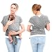 Baby Wrap Carrier,Extra Soft and Lightweight Baby Sling with Premium Materials 100% Lifetime Guarantee by SeccoPro Baby Carrier for Infants with High Quality Fabric,Gray