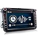 Produktbild A-SURE 8" DAB Autoradio Navi DVD GPS VMCD Bluetooth DAB mirrorlink Für VW Passat Golf 5 6 Touran Tiguan Multivan T5 Polo Jetta Caddy Skoda Seat Altea original Kartematerial (49 europäische Länder)W68-W7Q 2-Jahre-Garantie