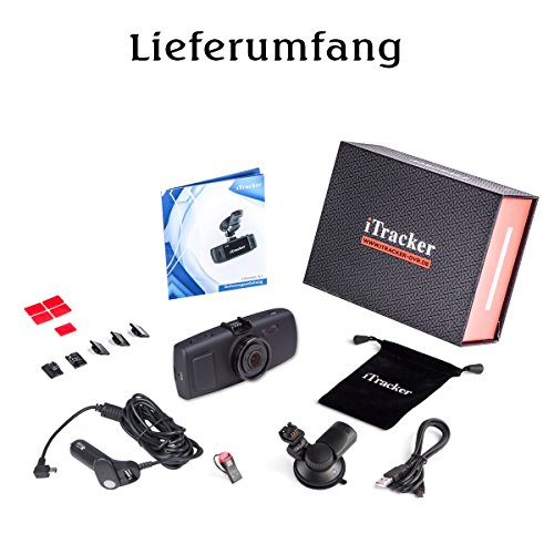 iTracker GS6000-A12 GPS WiFi Autokamera Dashcam 2K 1440p SuperHD 1296p Dash-Cam