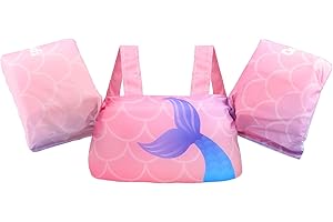 Gogokids Gilet da Nuoto per Bambini, Giubbotto di Galleggiabilità Regolabile con Imbracatura a Spalla - Sicurezza e Comfort per Ragazze e Ragazzi, 2-6 Anni da 14 a 23 KG