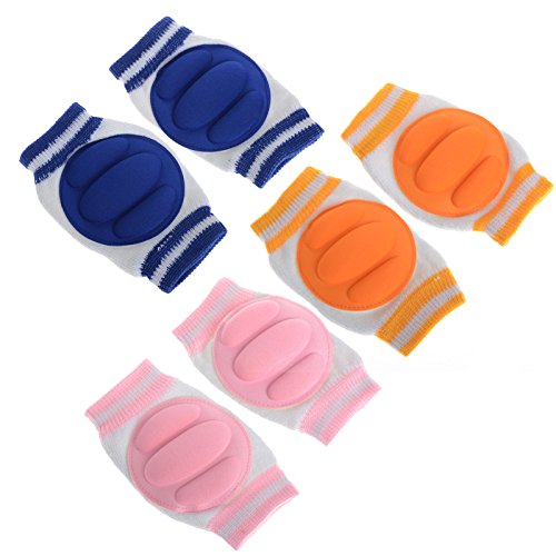 Yantu Infant Toddler Baby Knee Pad Crawling Safety Protector,Pack of 3 pairs