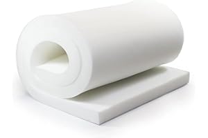 KONGDSON Upholstery Foam 60x60x10cm High Density Sofa Cushion Replacement Foams Padding Sheet, Cut to Any Size Sponge Foam for Home Accessories Supplies
