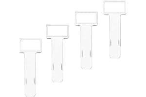 Wasuqo 4 Piezas Clip para Boletos de Parabrisas,Parabrisas Clip,Pinza Transparente de Parabrisas Coche,Autoadhesivo Ticket Clip para Colgar Tarjeta de Aparcamiento Etiquetas Notas Listas