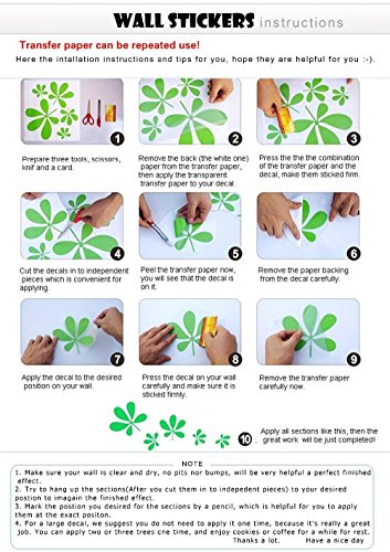 2016 Heiße riesige weiße Baum wand aufkleber sticker wandtattoos kinderzimmer Tree Wall Sticker für Kinder Zimmer 213x210cm wand tattoo Geschenk - 4