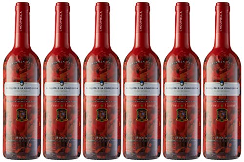 Lagunilla Vino Selección Española Crianza D.O Rioja - 6 Paquetes de 750 ml - Total: 4500 ml