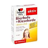 Doppelherz aktiv Bierhefe + Kieselerde + Biotin + Zink Table