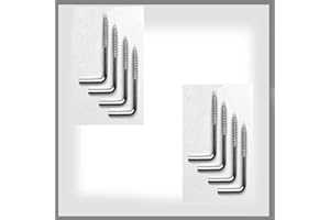 Byour3- Set 4 Chiodini per Astine con Molla a Pressione - Accessori Bacchette Estensibili Fissaggio Parete Supporti Ricambio Vite x Bastoni Tenda a Vetro Finestra (Cromo, Set 4 pz)