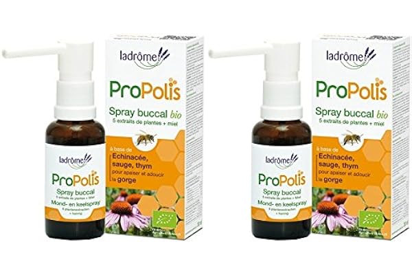 LaDrome Propolis Spray Buccal Lot de 2