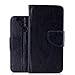 Produktbild Huawei Nova Hülle, Huawei Nova Schutzhülle Leder Hülle, Alfort Flip Wallet Fashion Design Dual Use Falten Premium PU Leder Tasche Kartenfach Case Cover Flip Mappen Kasten Abdeckung für Huawei Nova 5.0" Smartphone Funktion Standfunktion Unterstützte Telefone und Magnetverschluss ( Schwarz )