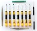 Produktbild Präzisionsschraubendreher Torx T3, T4, T5, T6, T7, T8, T10 mit Die Magnetischer Spitze Set von 12 Stück Tool Kit-Reparatur für Handy, PC, Laptop, MacBook, Elektronik