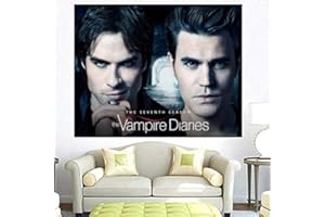 HUASHUZI 5D Diy diamond painting Vampire Diaries pintura diamante bordado de punto de cruz diamante poster pintura kit completo 30x40cm para la decoración de la pared del hoga