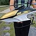 Produktbild Mopoq (mit zwei Batterien) Länge 80 Cm 3.5CH Kanal Widerstand Tropfen Riesiges RC Flugzeug Spielzeug LED Hubschrauber RC Hubschrauber Stabil Leicht zu erlernen Gute Bedienung Hubschrauber Geschenk Tee