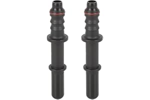 X AUTOHAUX 2 Stück 7,89mm ID6 Kraftstoffleitungsschlauch gerader Schnellverschluss Stecker für Auto