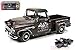Produktbild AUTO WORLD AWSS115 CHEVY STEPSIDE PICK UP 1955 WISE GUYS GARAGE BLACK 1:18 MODEL