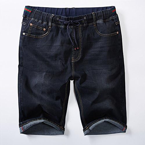 Men's jeans shorts for summer big size thin pants,2XL