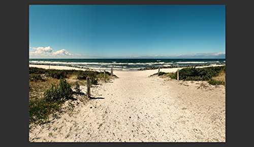 FOTOTAPETE 400×280 cm – VLIES TAPETE PREMIUM – PROFI QUALITÄT – Top moderne Wanddeko – Riesen Wandbild – Top Design Tapete – Neue exklusive Edition mit noch besser Druckauflösung – Deutsches Premium Vlies – Strand Natur Landschaft Meer See c-A-0099-a-a - 2